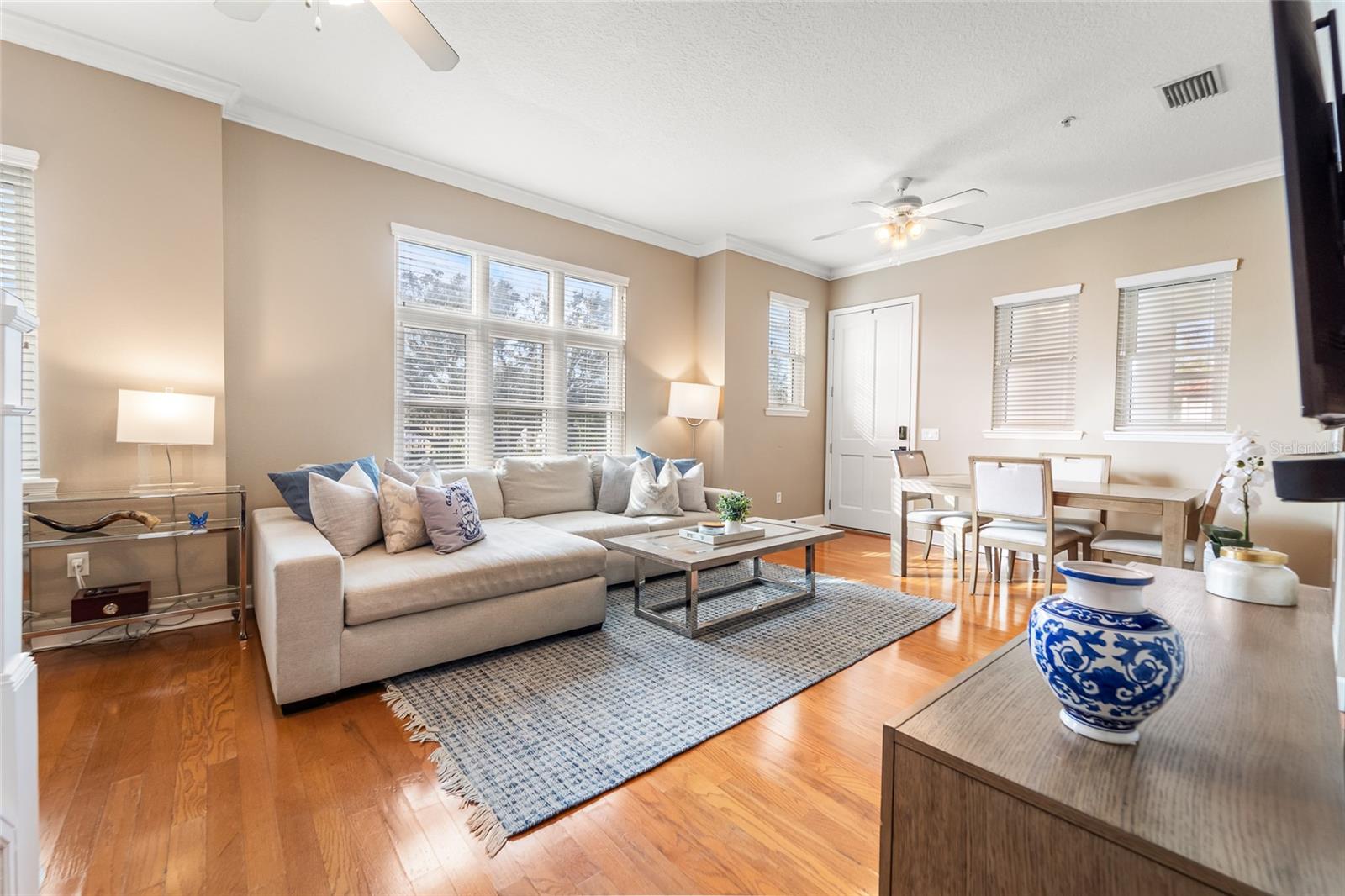 2nd floor living room from hallway