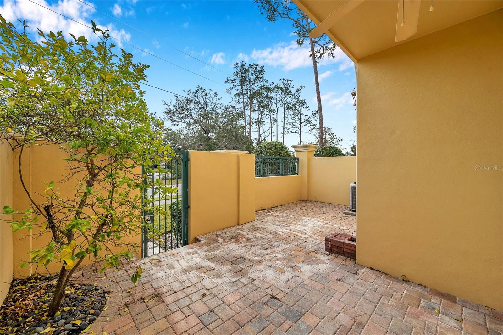 Your private, fenced and paved, courtyard!