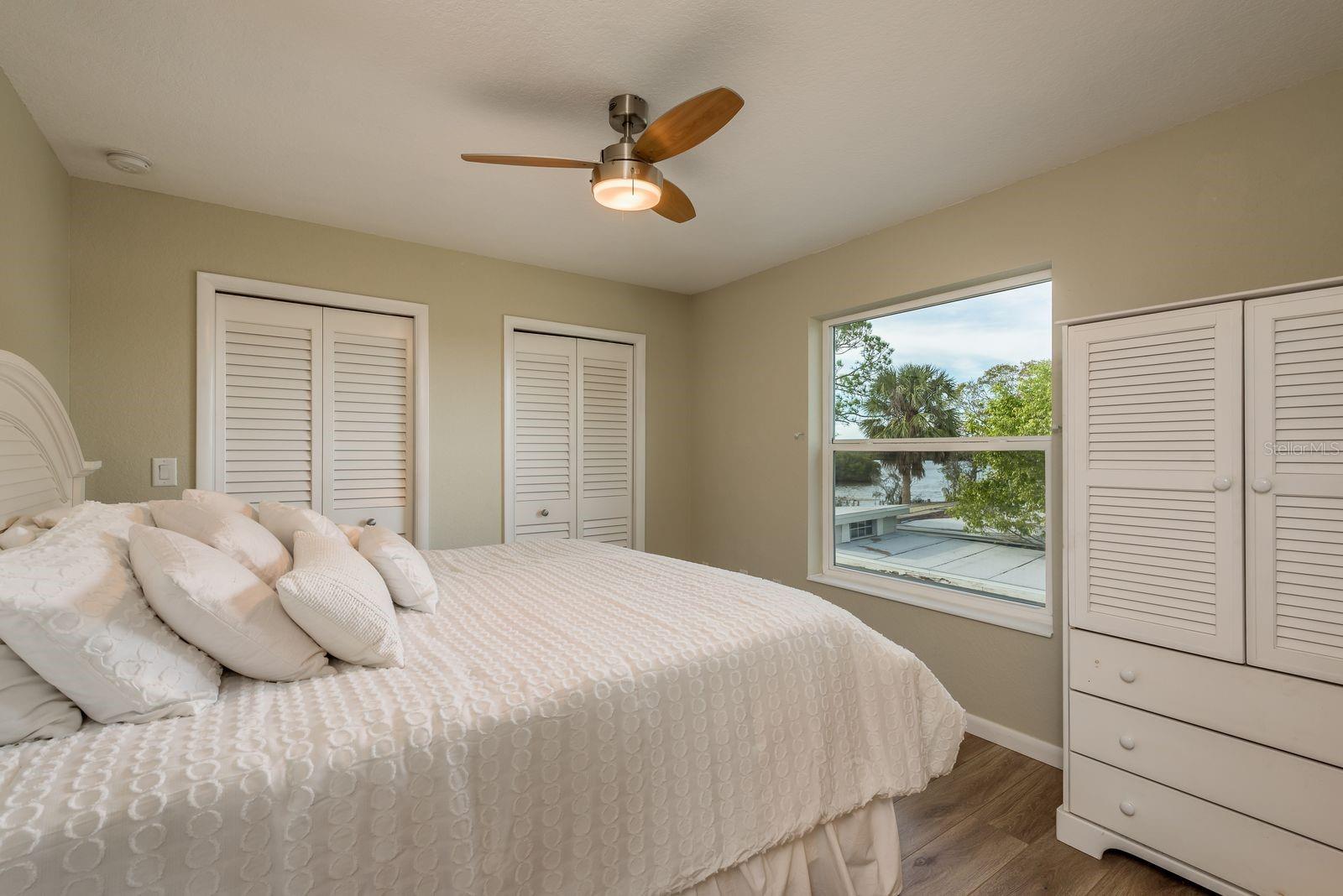 Master bedroom includes ocean view