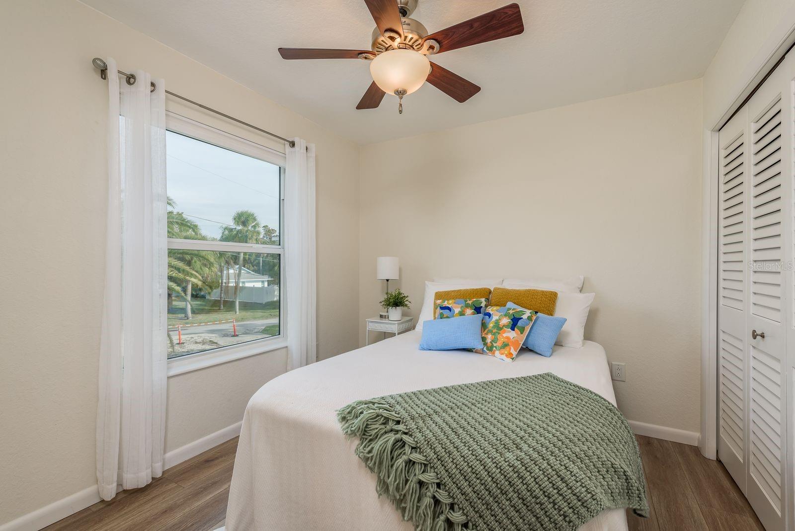 2nd Bedroom with front facing view