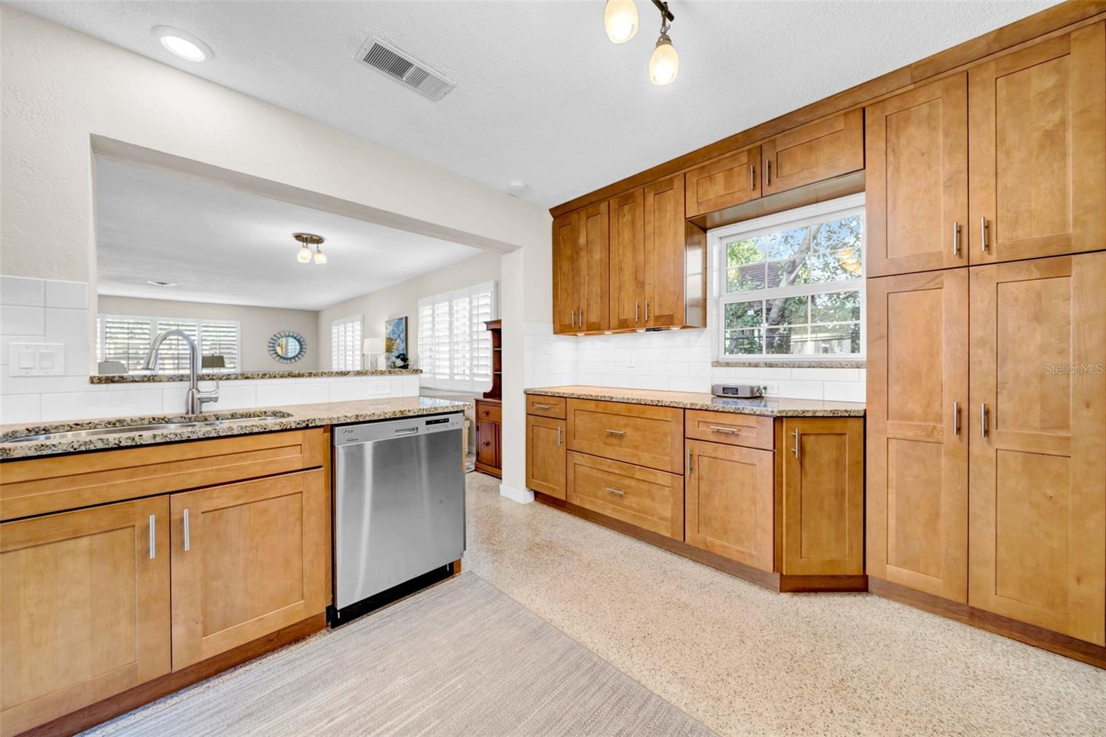 Remodeled Kitchen with stainless steel appliances