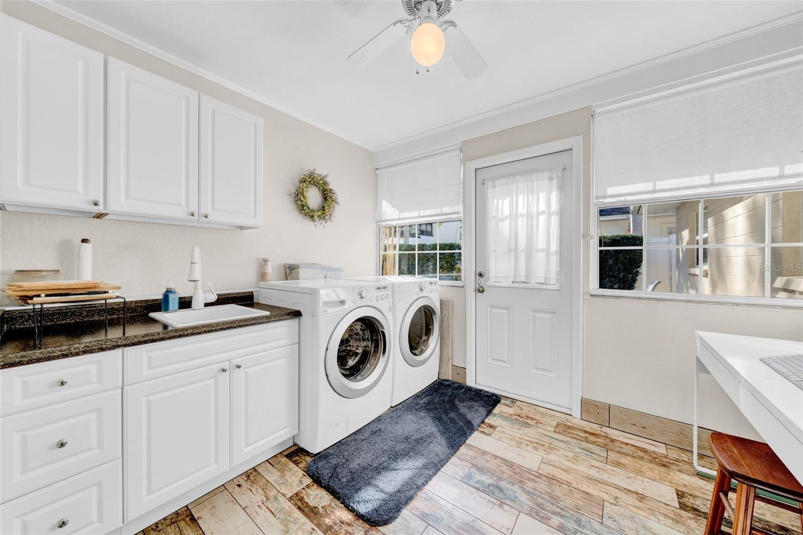 Interior Laundry off the kitchen