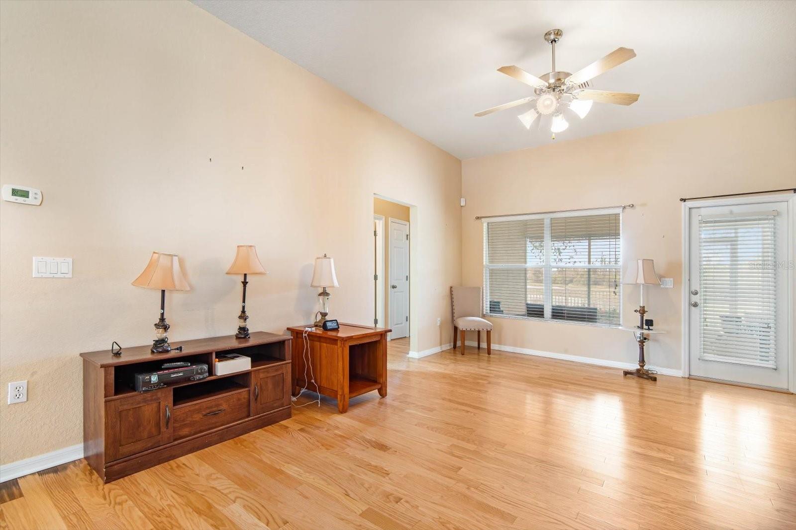 Family Room leads out to Covered Lanai