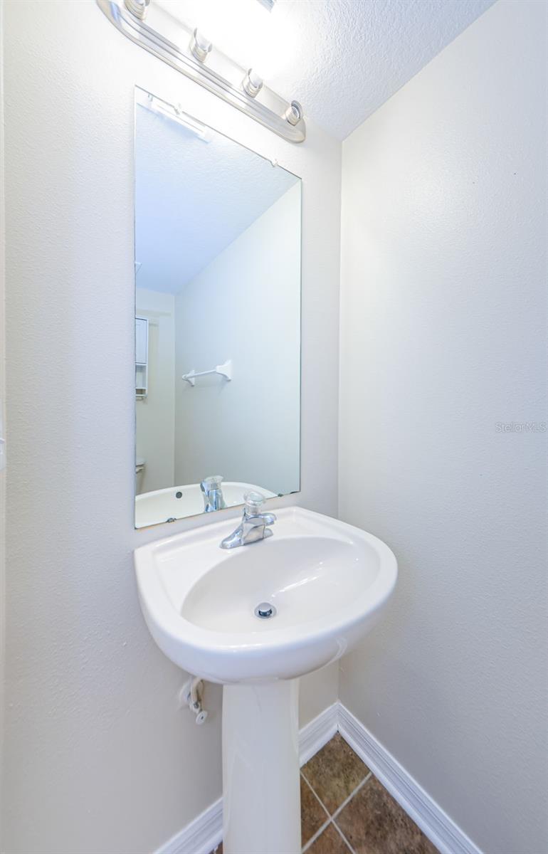 Downstairs half bath