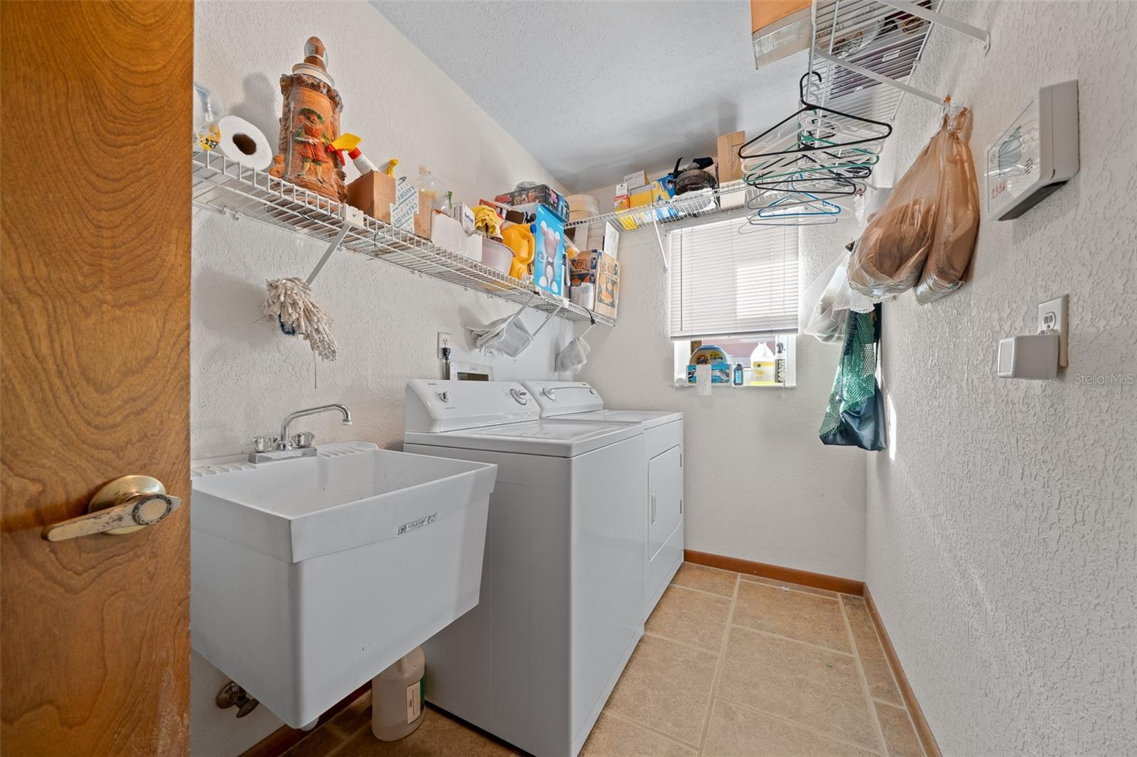 inside laundry room