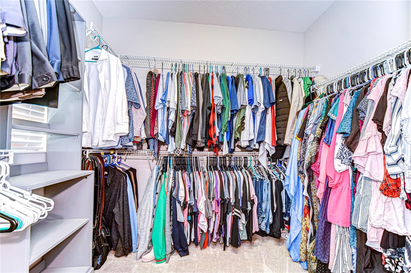 Expansive closet fit for any style.