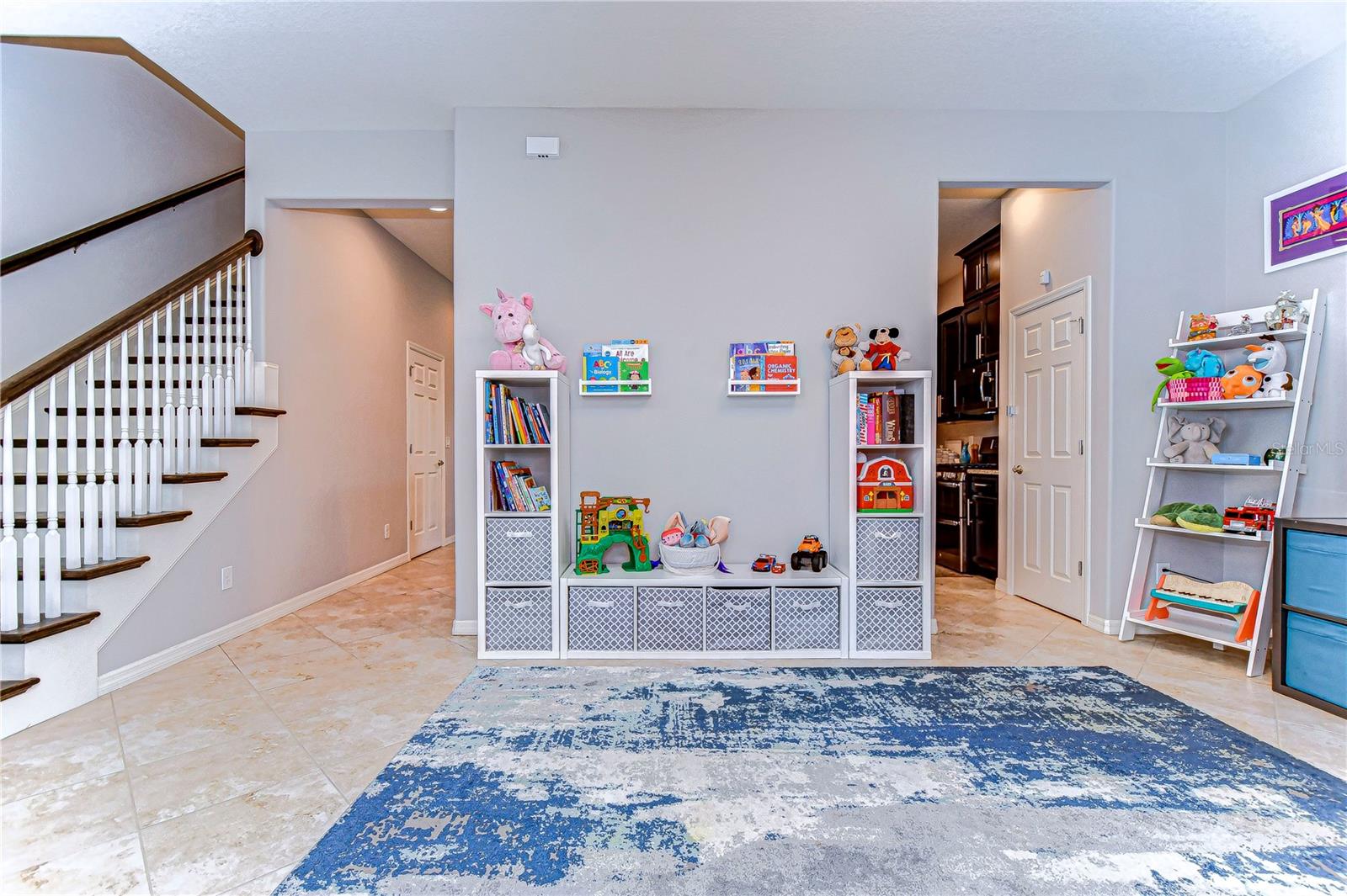 Tile throughout makes cleaning a breeze!