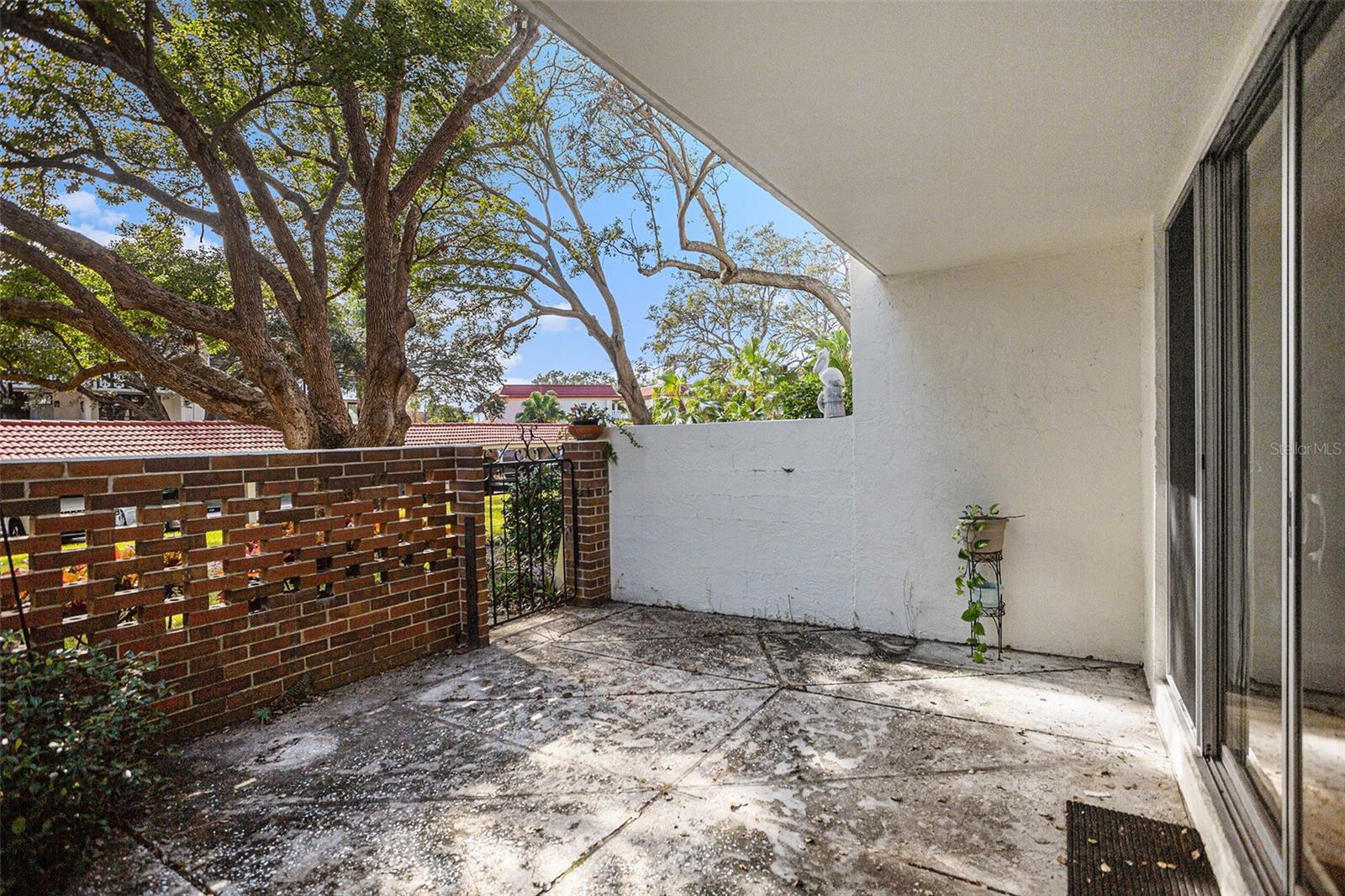 Patio off of Primary Bedroom