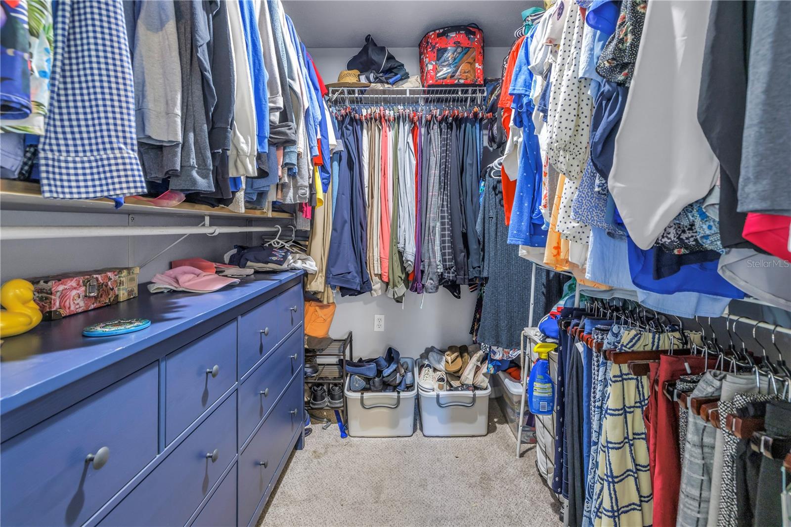 Master walk in closet