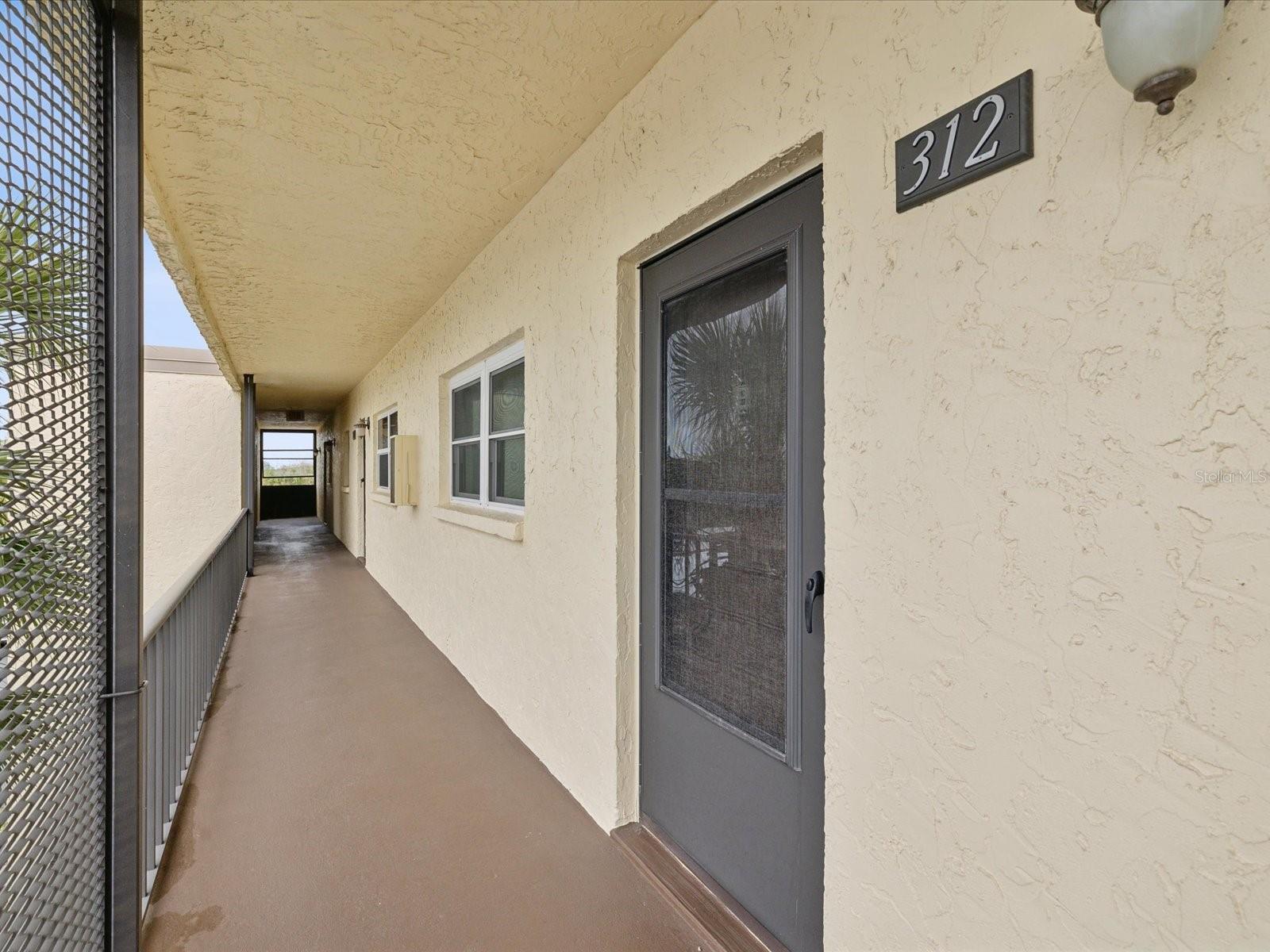 Entry to your new home! Unit 312