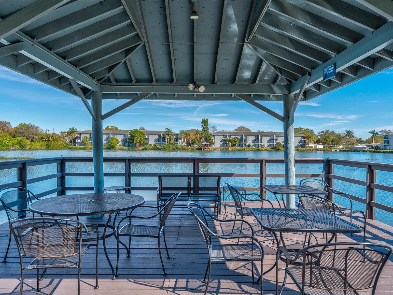 Deck overlooking the Water