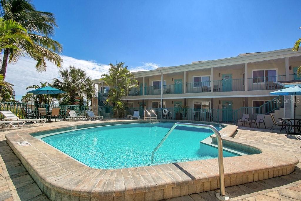 Lovely pavers by pool