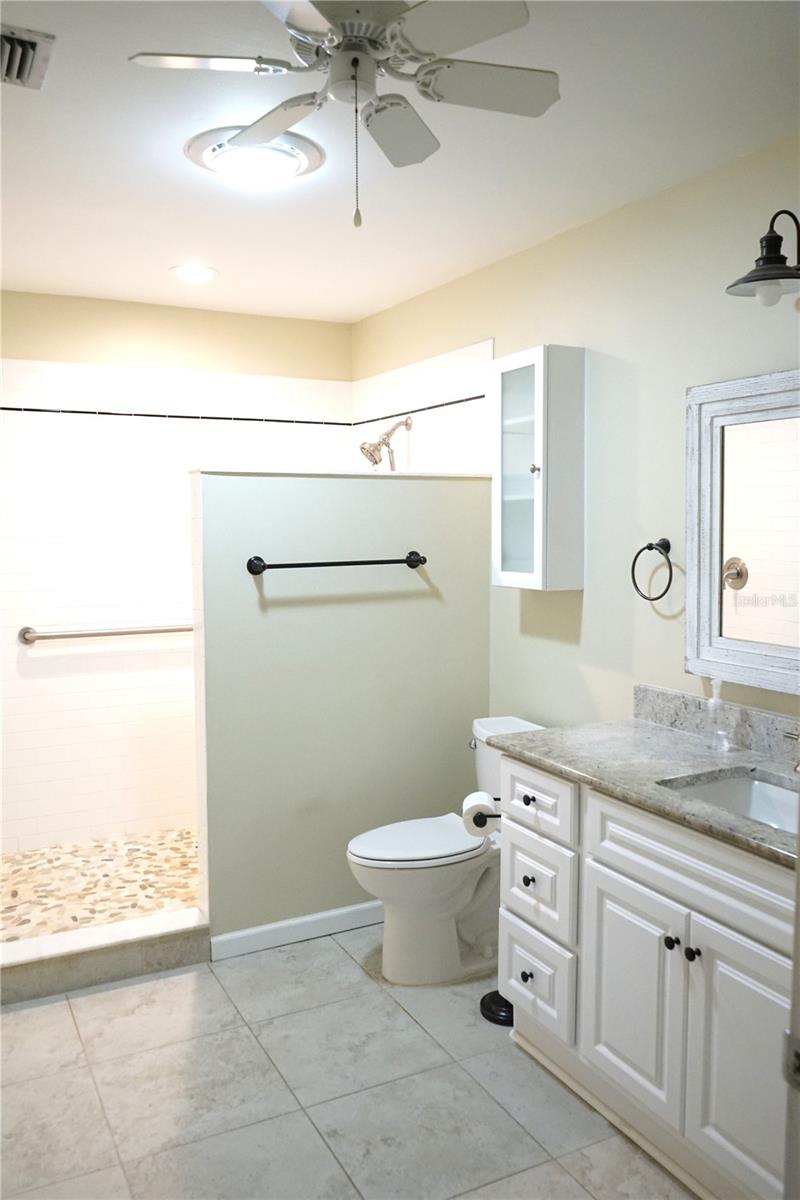 primary bath with walk in shower