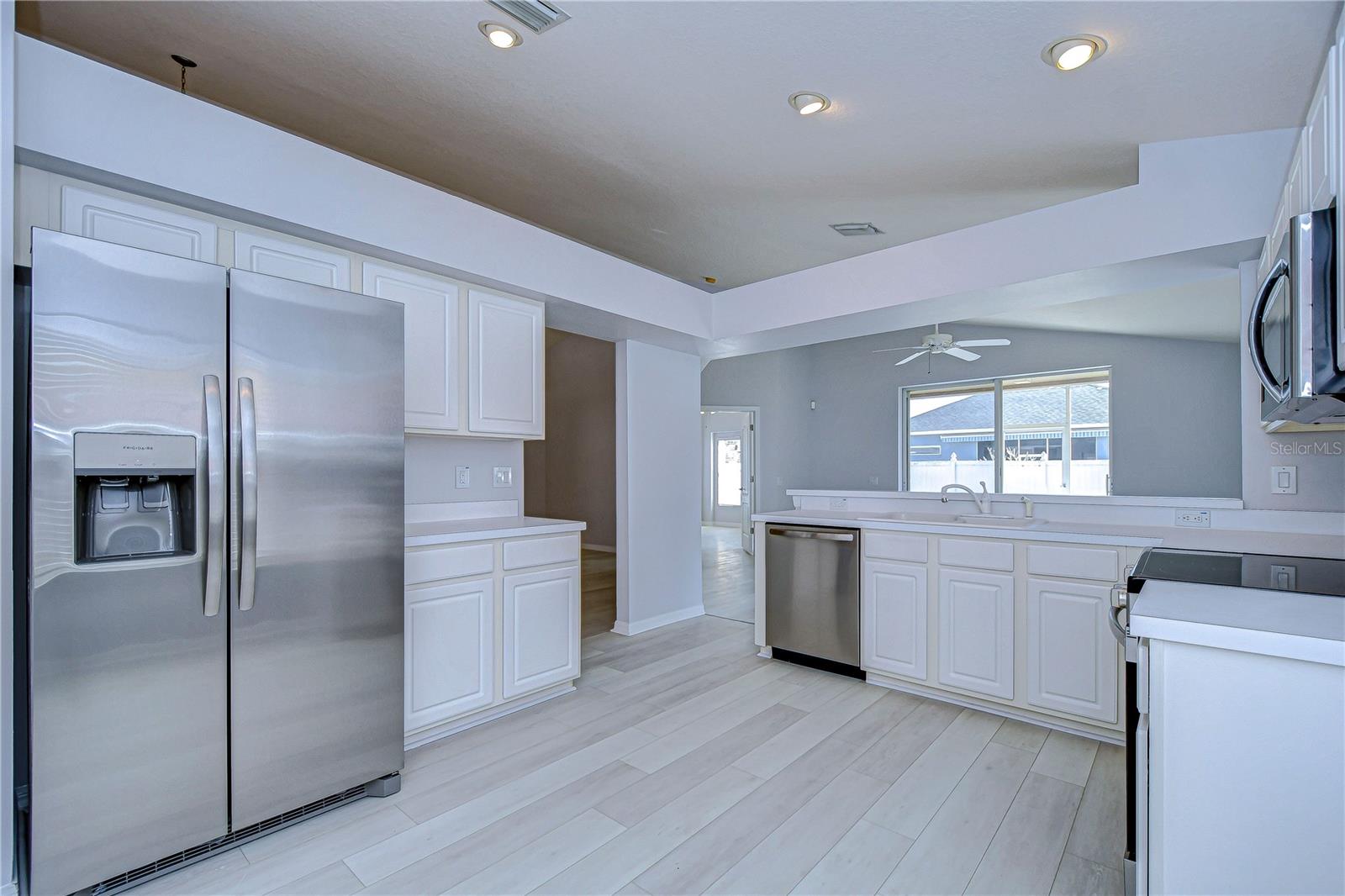 Kitchen Boasting Brand New Stainless Steel Appliances