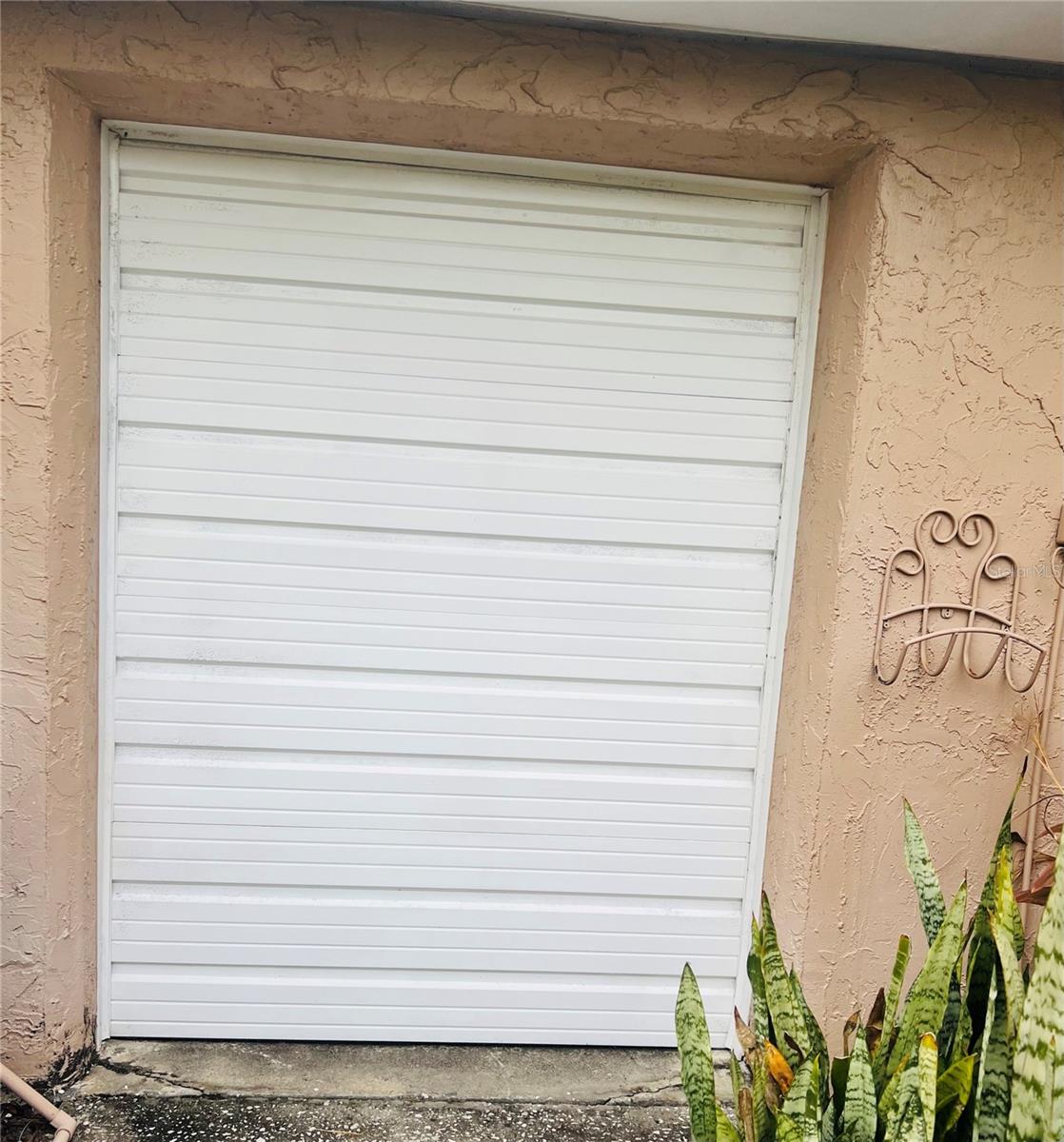 GOLF CART GARAGE DOOR EXITING THE BACK OF THE HOME