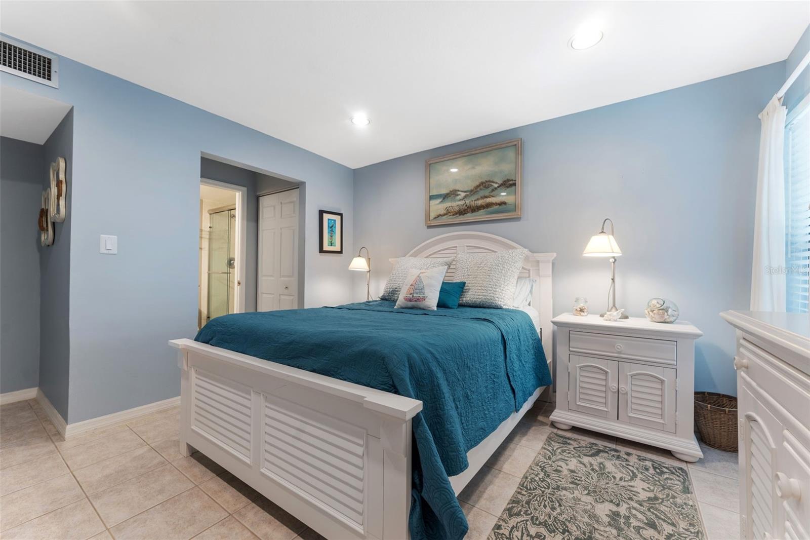 Second Bedroom with Ensuite Bathroom.