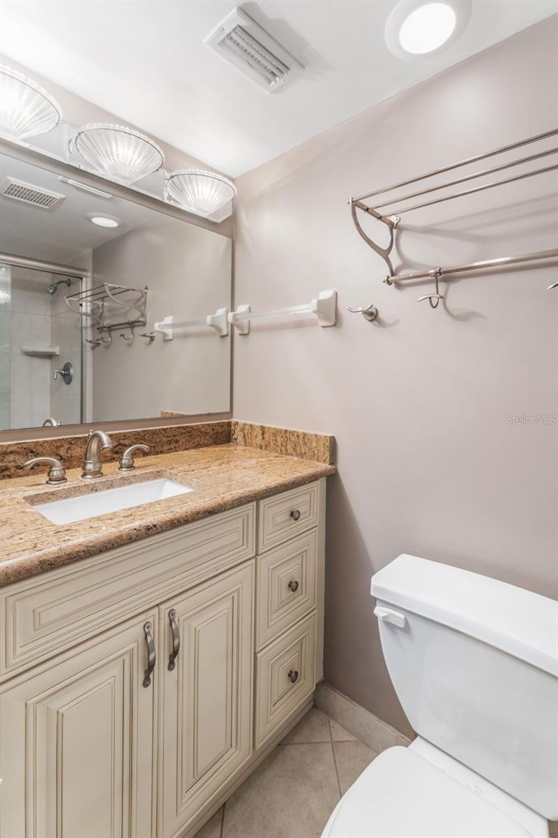 Second Bathroom with step in shower!