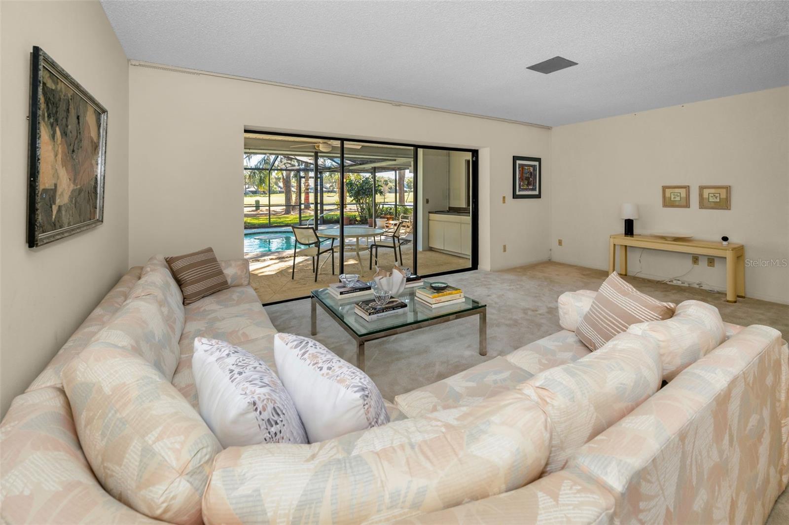 Living Room Overlooking the Lanai