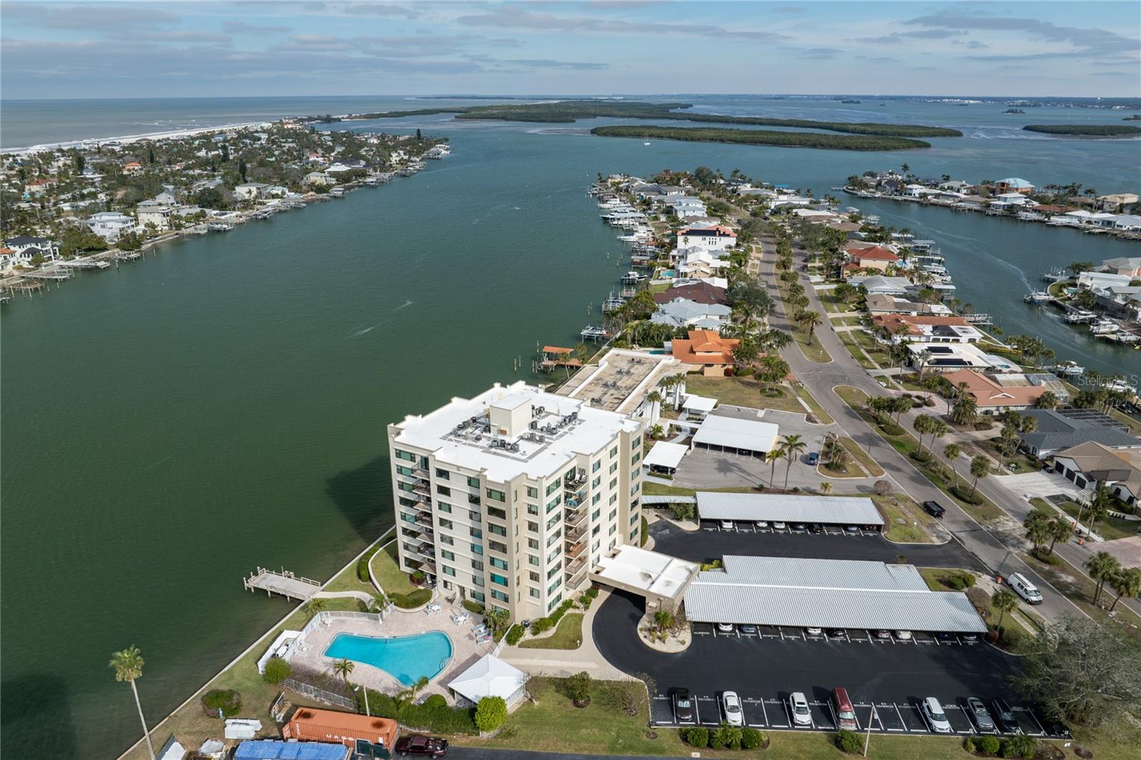 Aerial View looking North over the Intercoastal