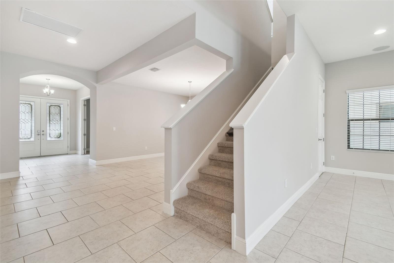 Staircase/Dining/Family Room