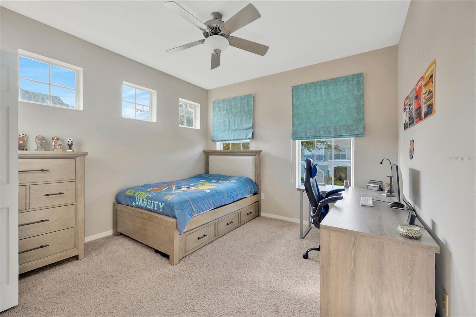 Bedroom 3-plenty of natural light. Walk in closet