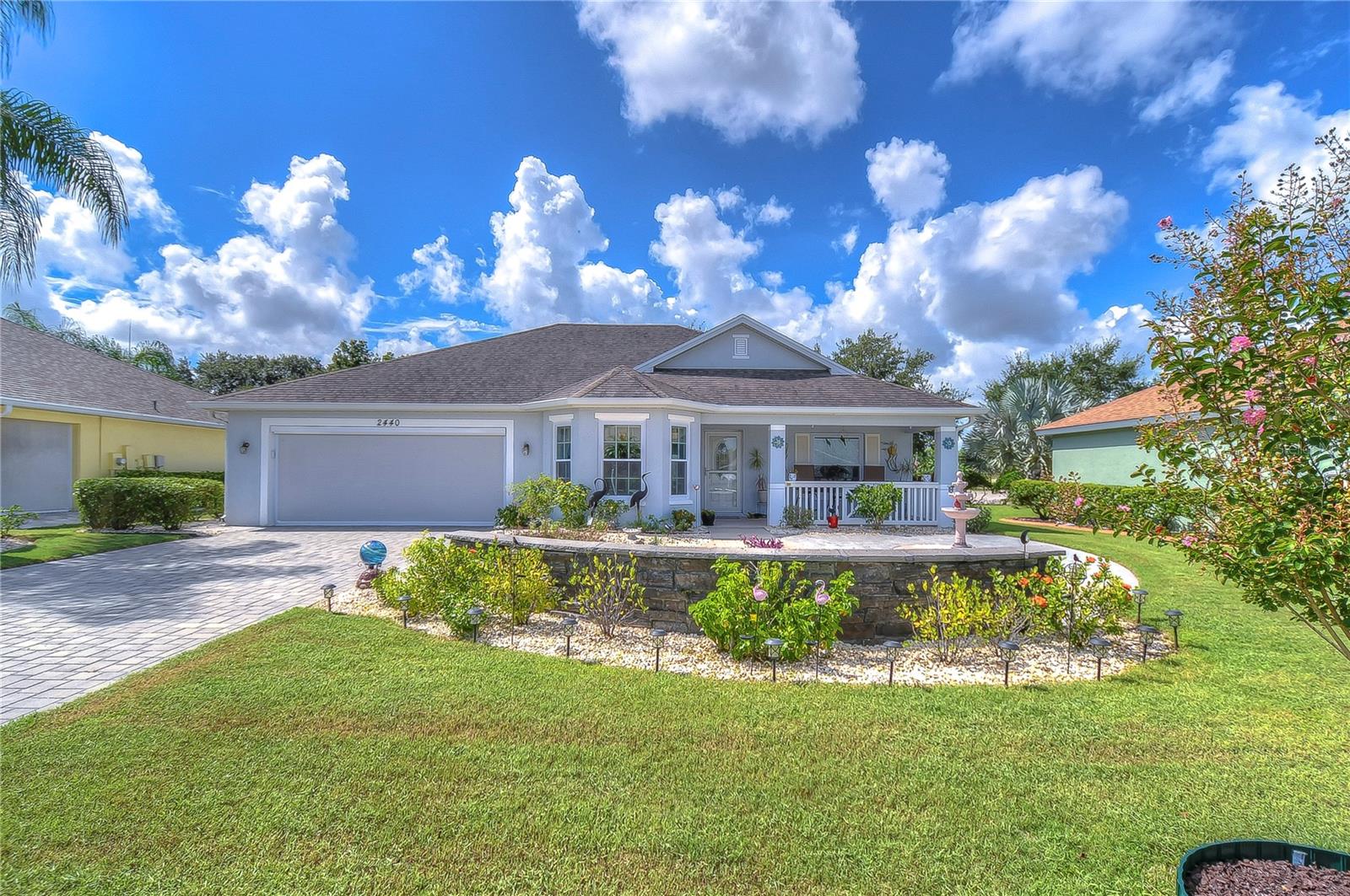 Beautiful home nestled in a gorgeous 55+ community.