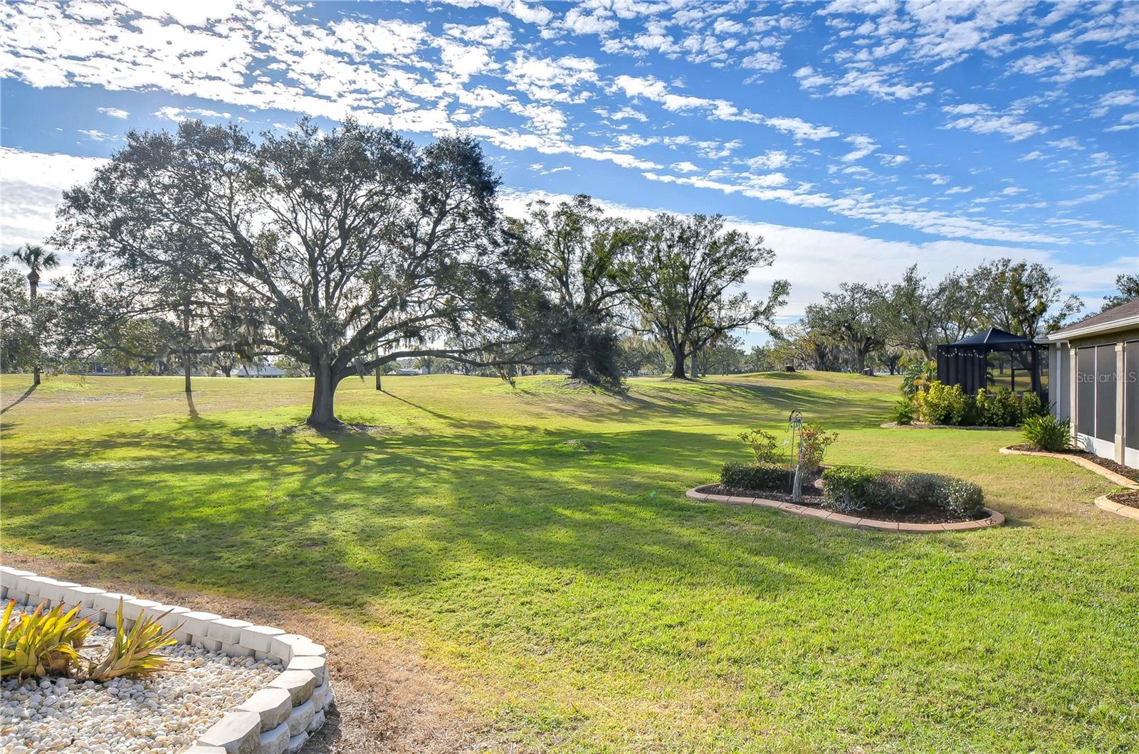 Beautiful views of mature trees!