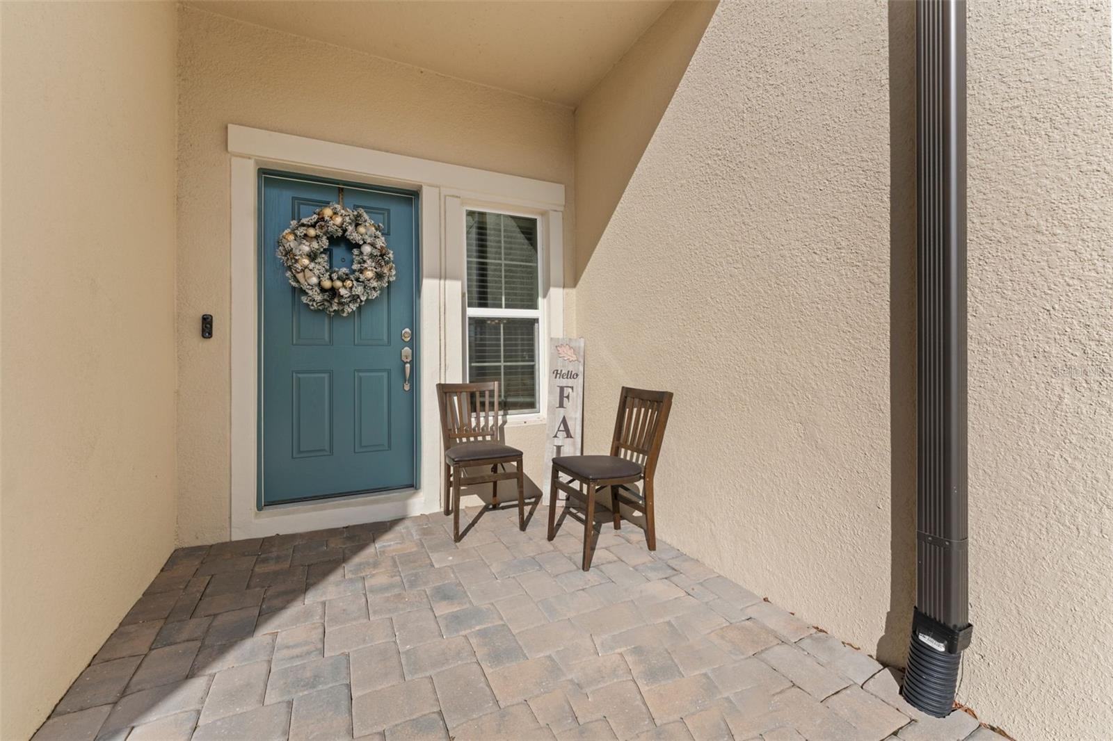 An Inviting Front Courtyard, Let's Sit & Have a Chat