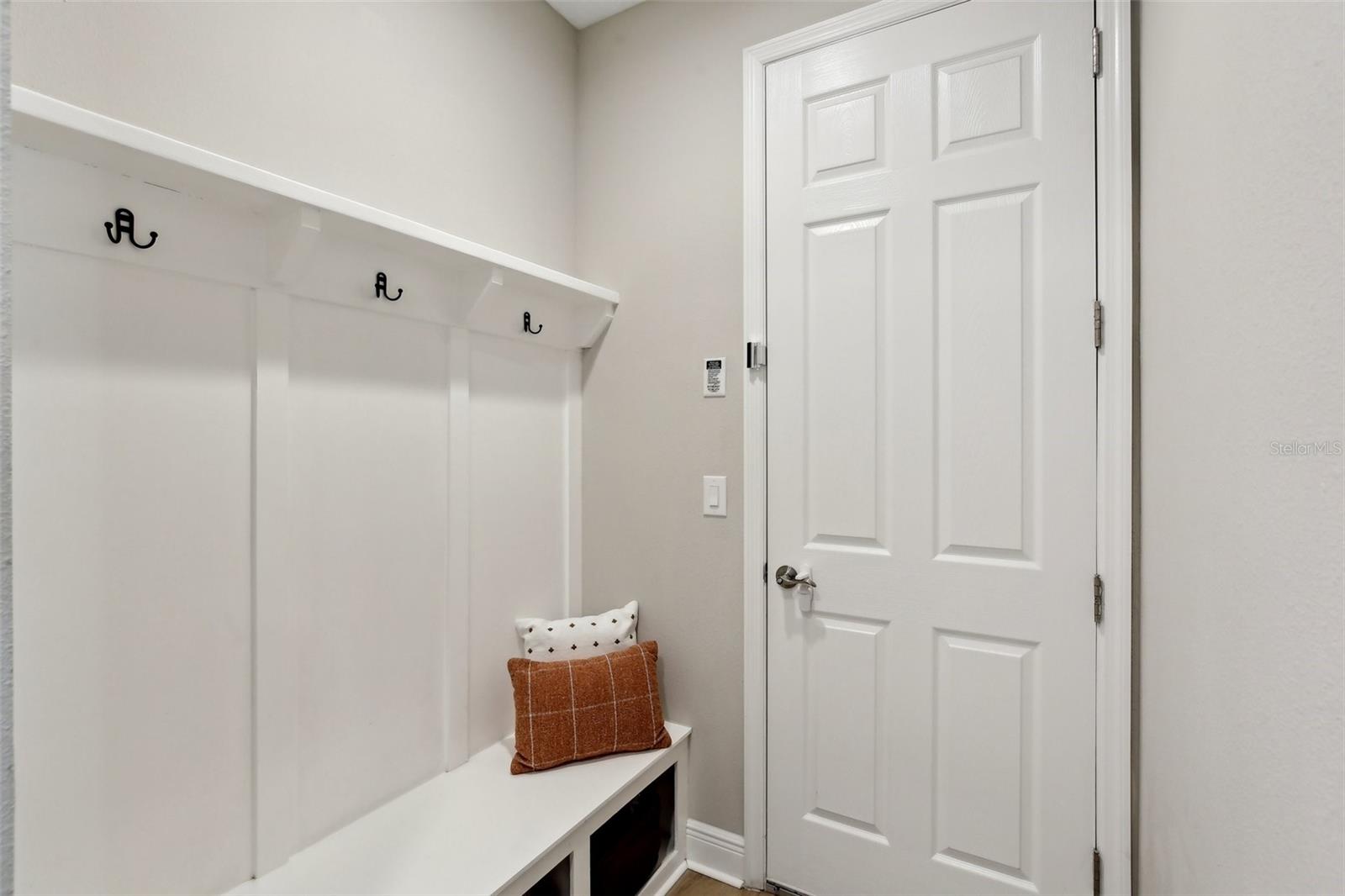 Custom mudroom