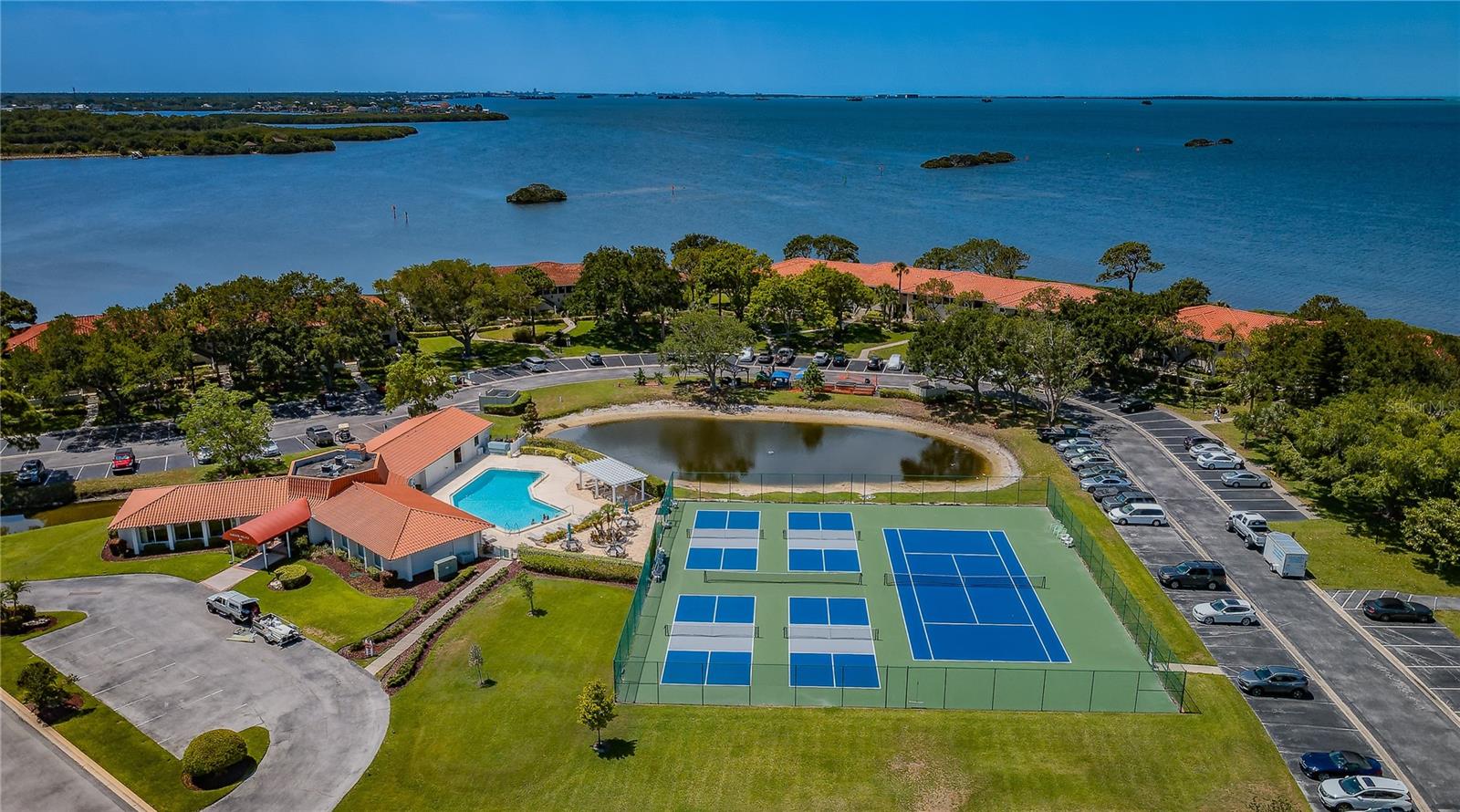 Tennis, pickleball, clubhouse and pool