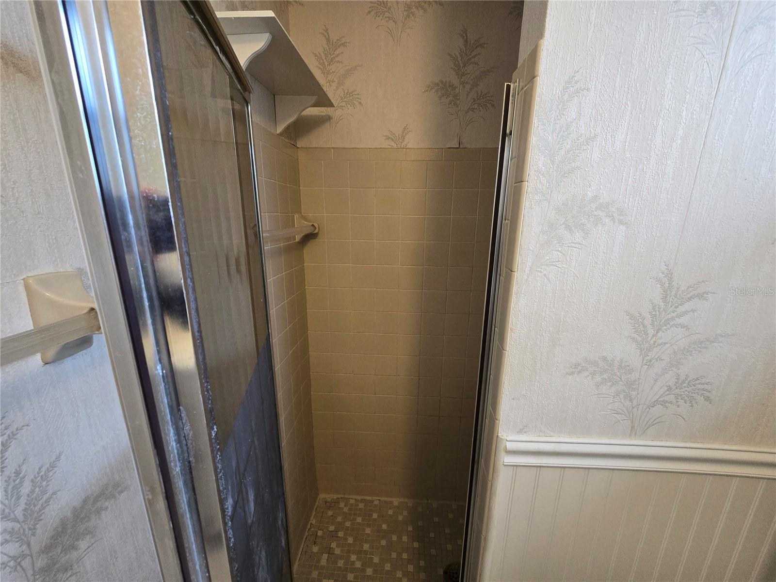 Ensuite Master bath with a walk-in shower