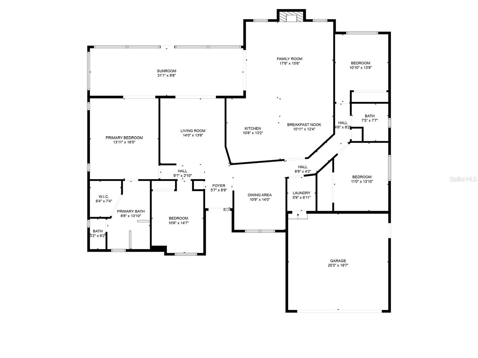 Great floor plan for the entire family.