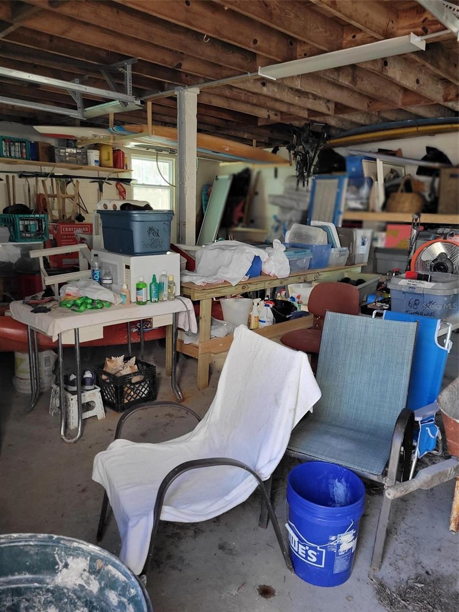 Double Detached Garage Interior