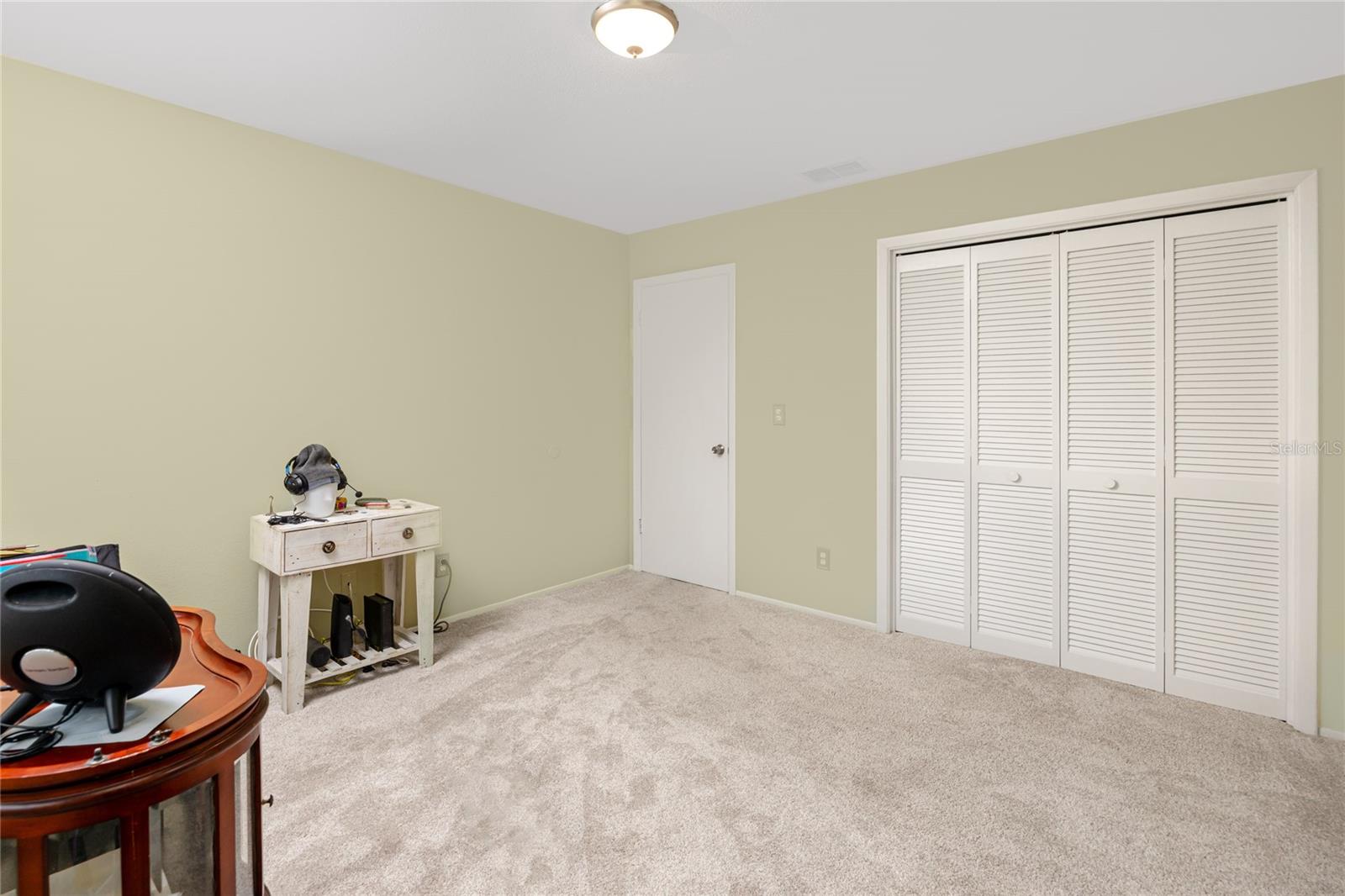 2nd bedroom with built-in closet