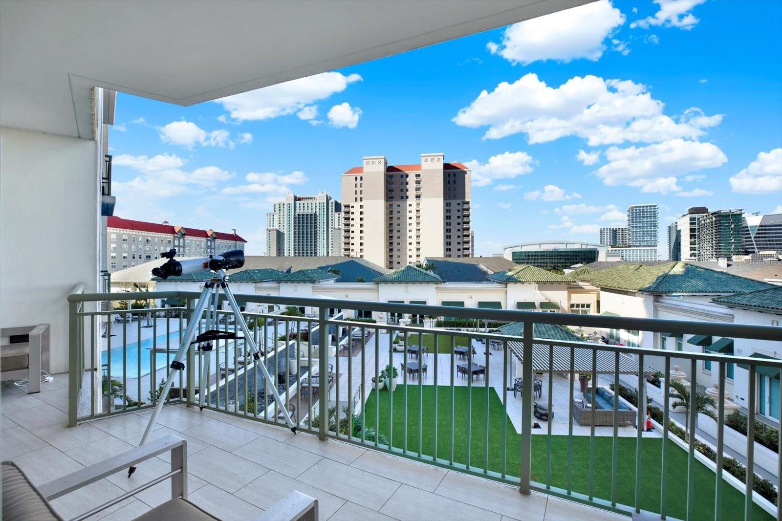 Pool view Balcony