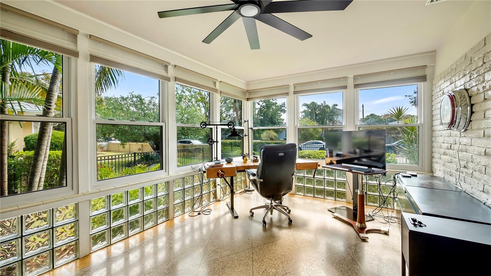 Enjoy the Florida sunshine in this beautiful  with views of the lush landscaping