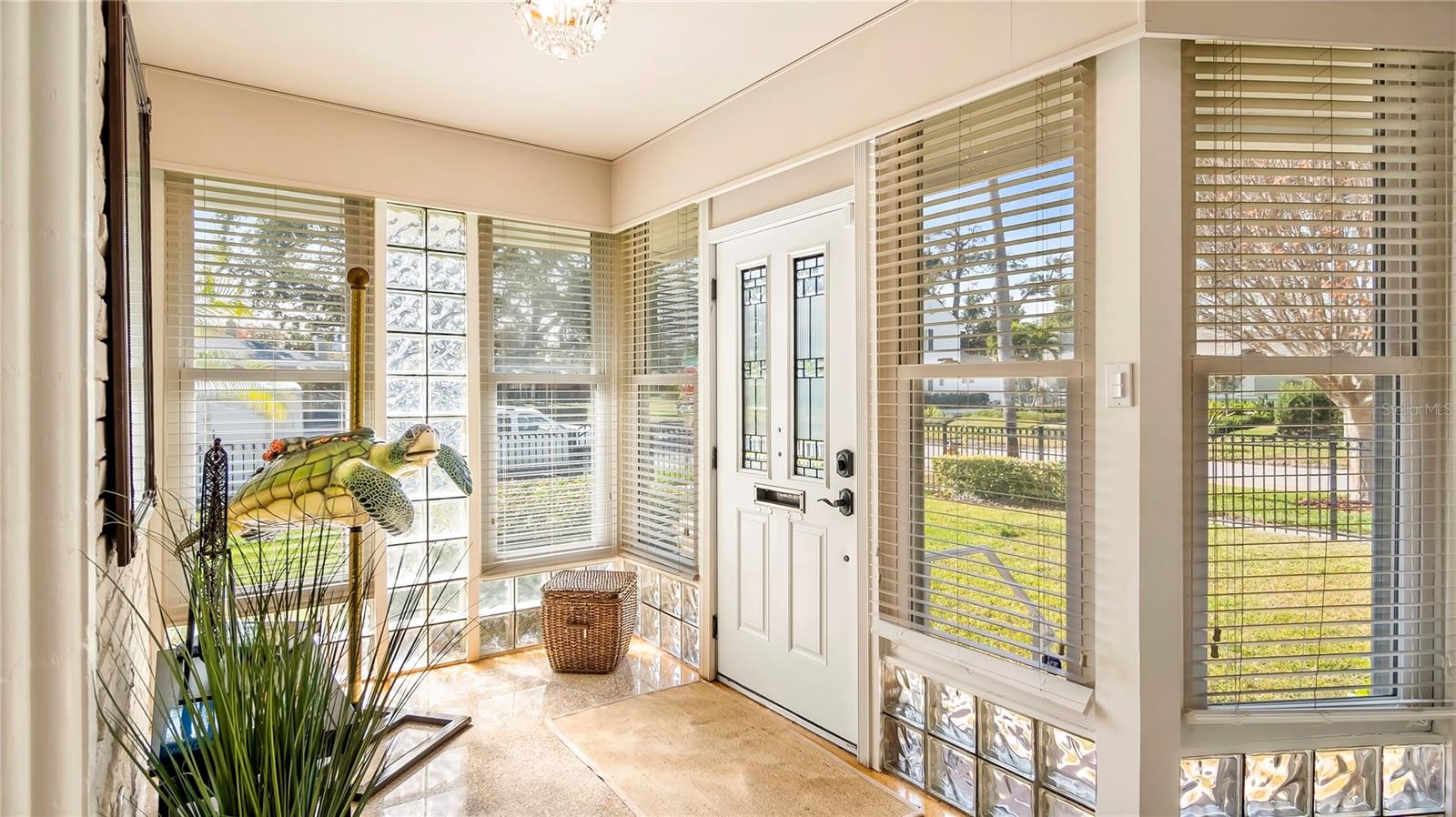 Bright and airy entryway that sets a welcoming tone for the rest of the home