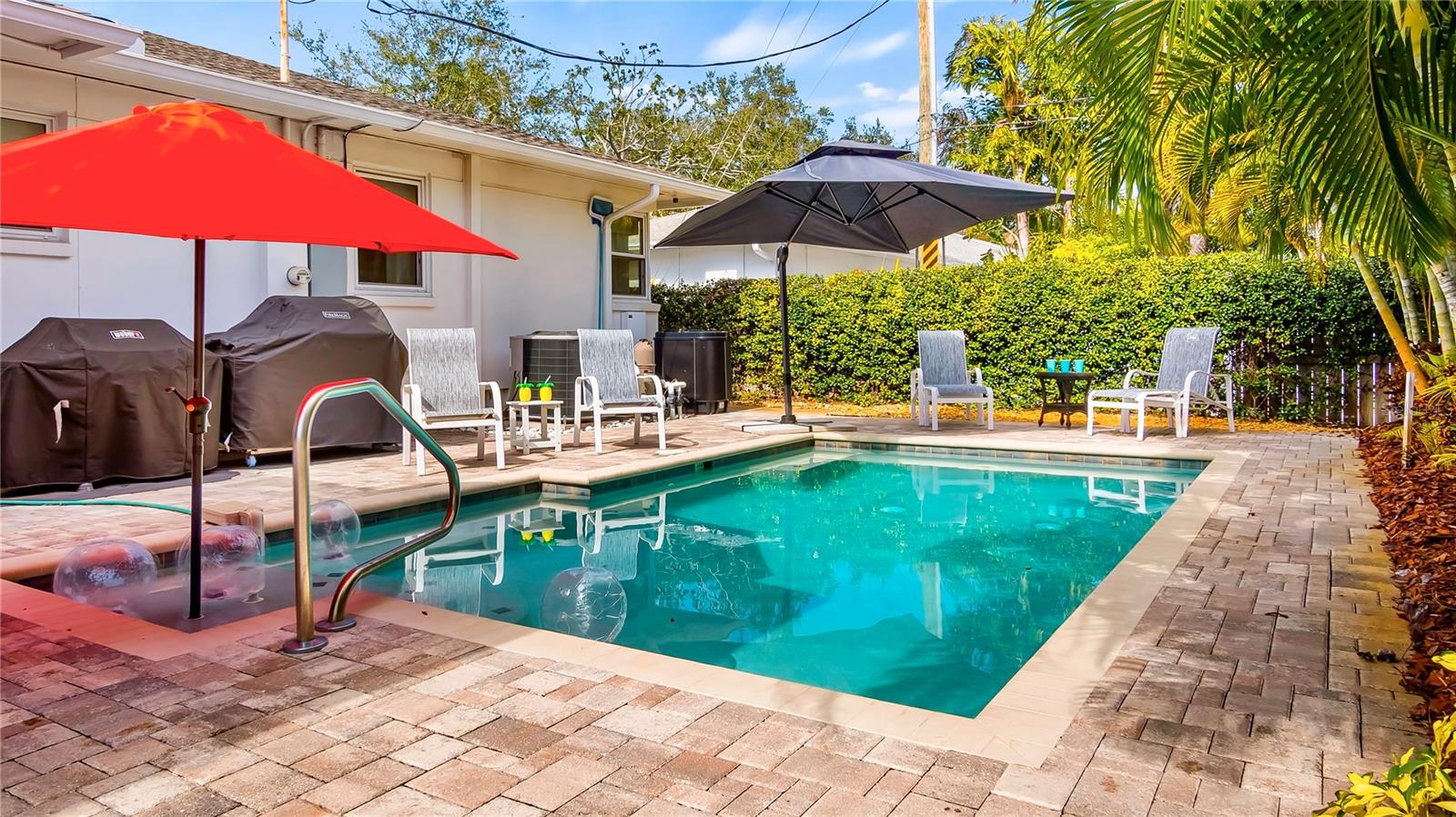 Escape to your own private oasis and enjoy the Florida sunshine by the sparkling pool