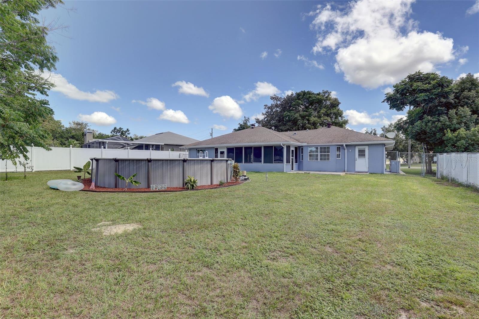 Backyard View from SW Corner