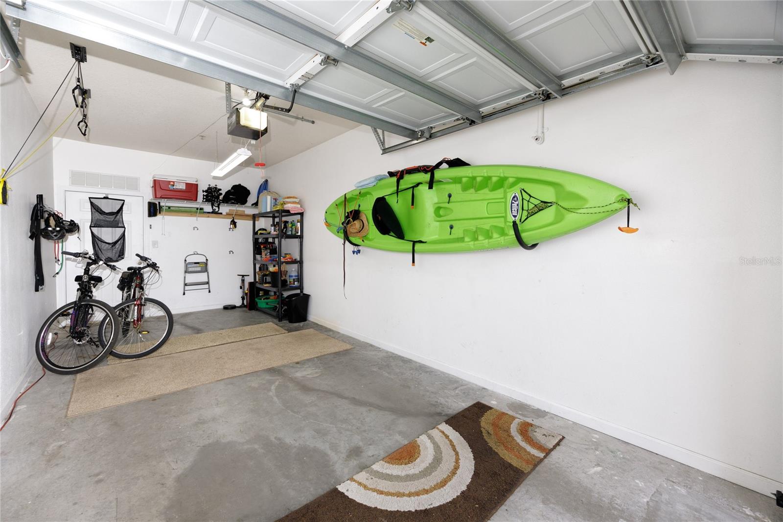 plenty of space in the garage!