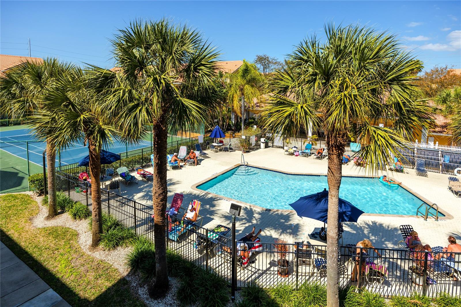 resort style pool