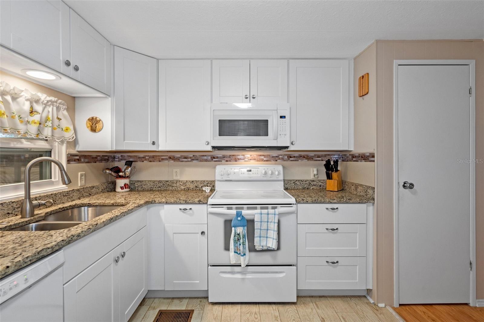 Notice the Gorgeous Granite Counter-Tops