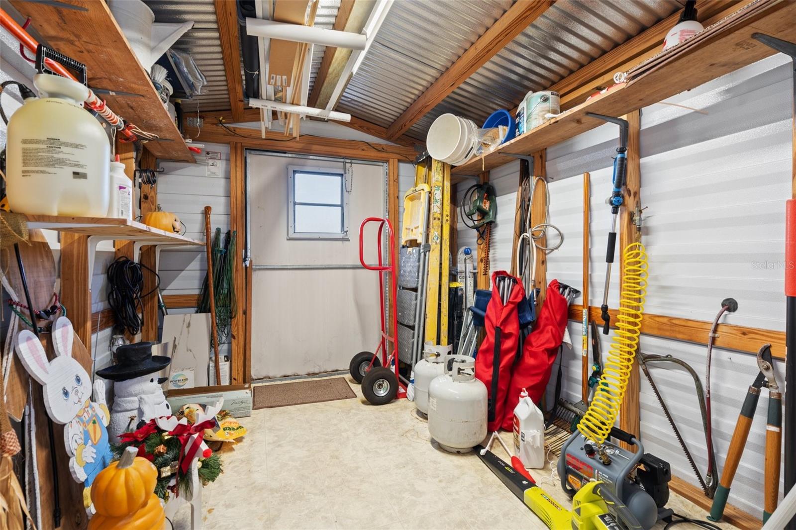 The Shed has lots of space for all your tools