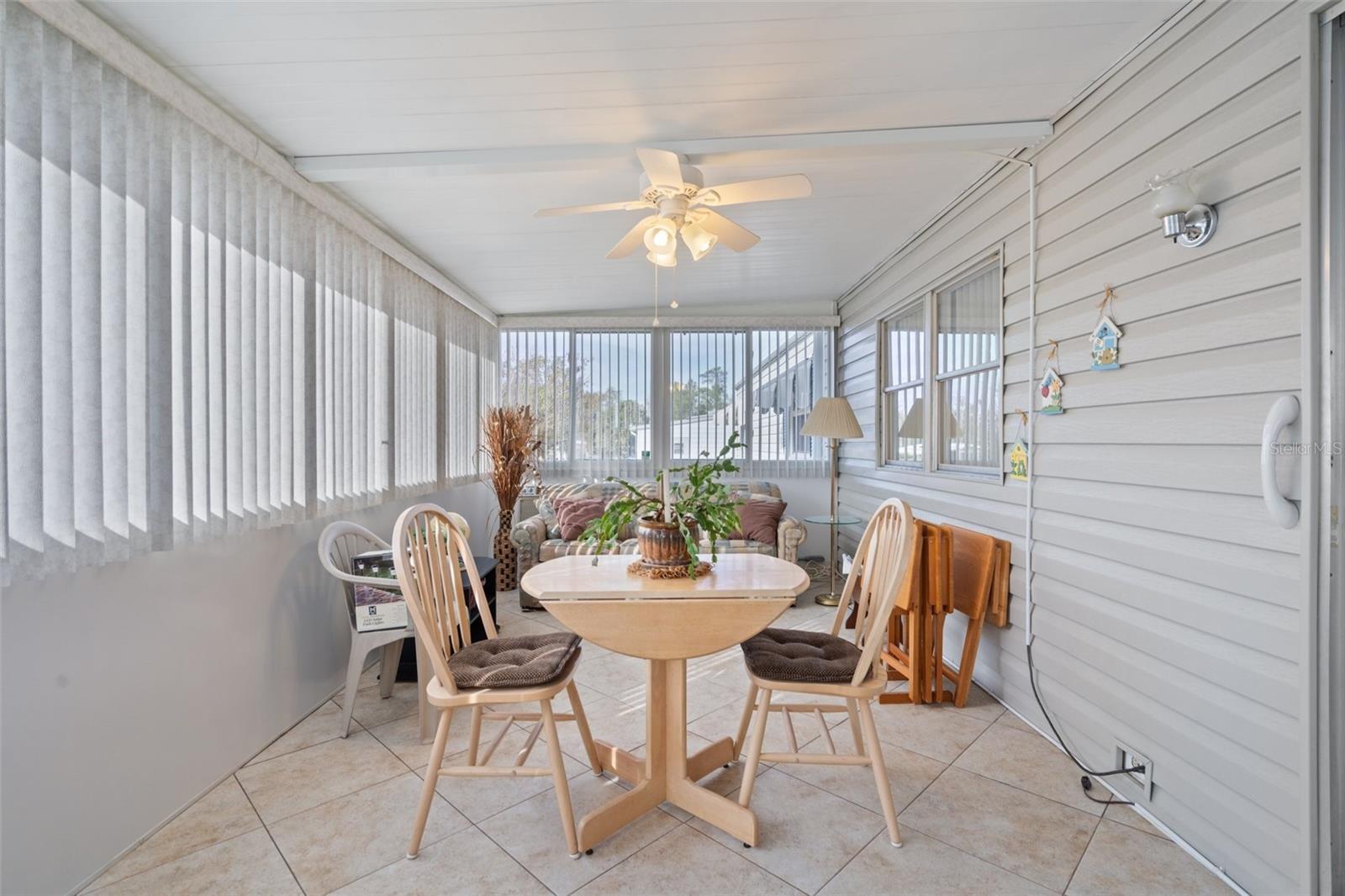 There are New Windows in the Enclosed Porch