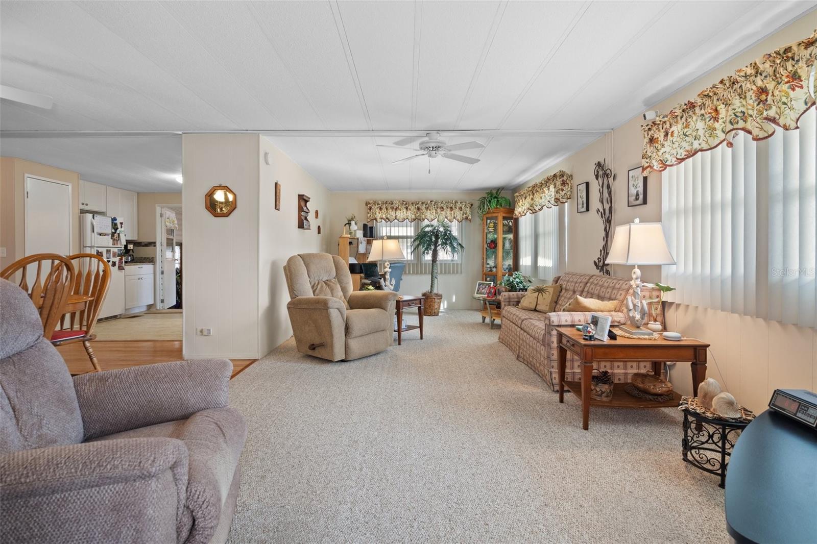 View of the Spacious Living Room