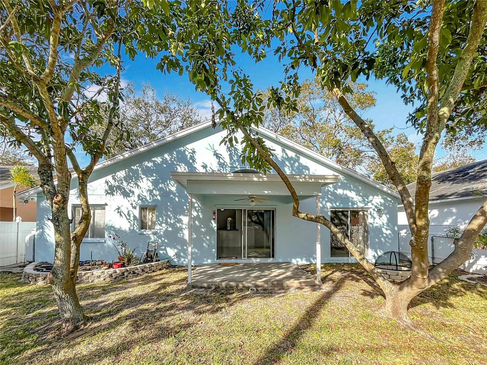 rear of house