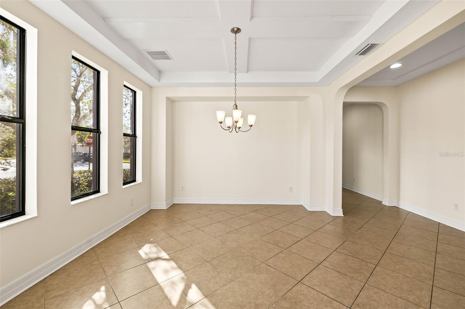 Dining room from the living area.