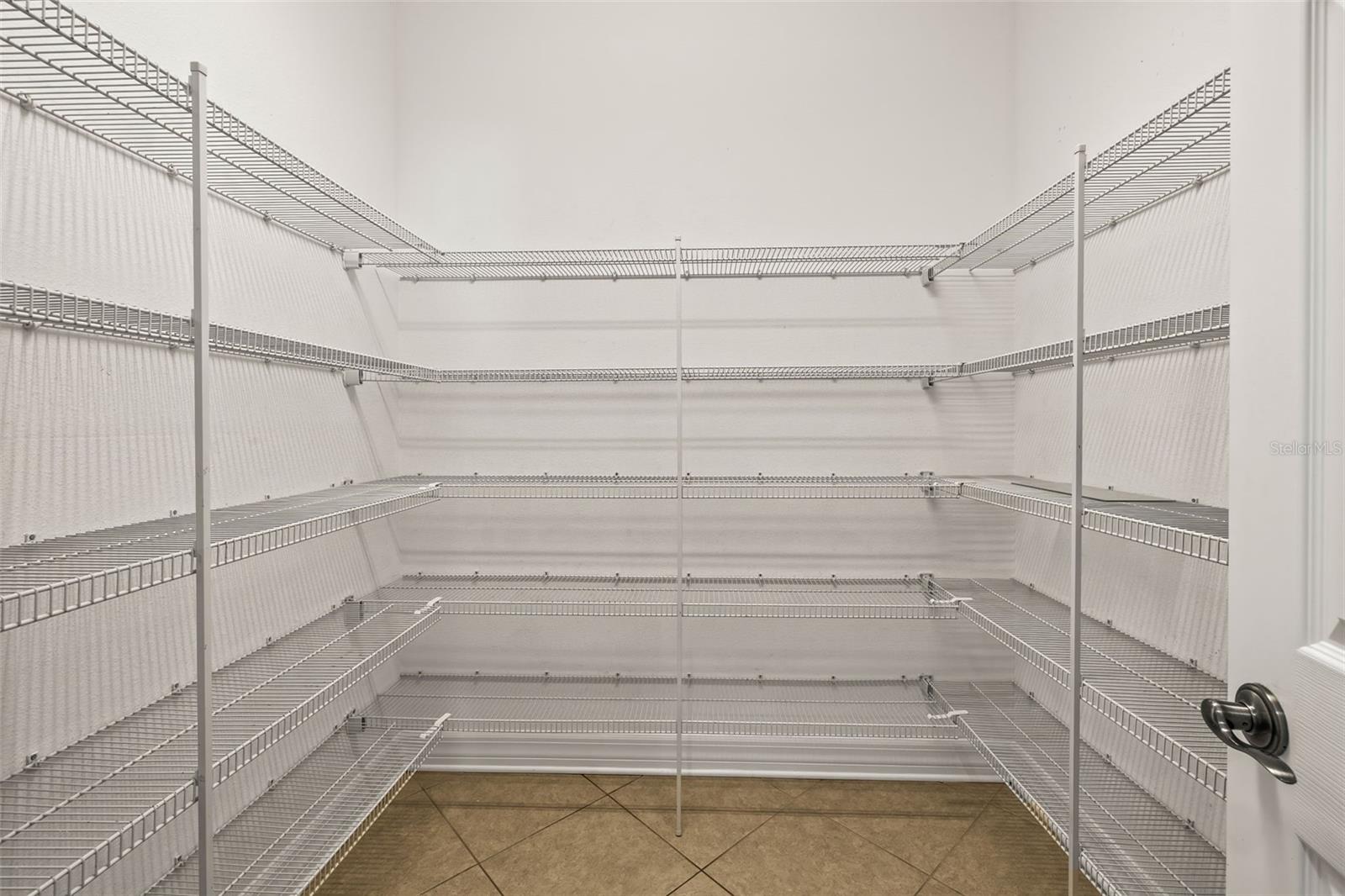 HUGE walk-in pantry.