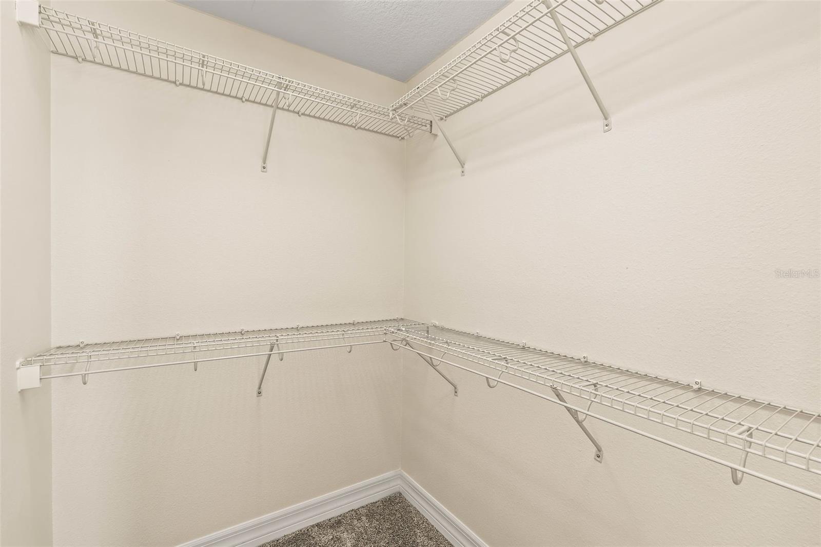 Not one but two walk-in closets!