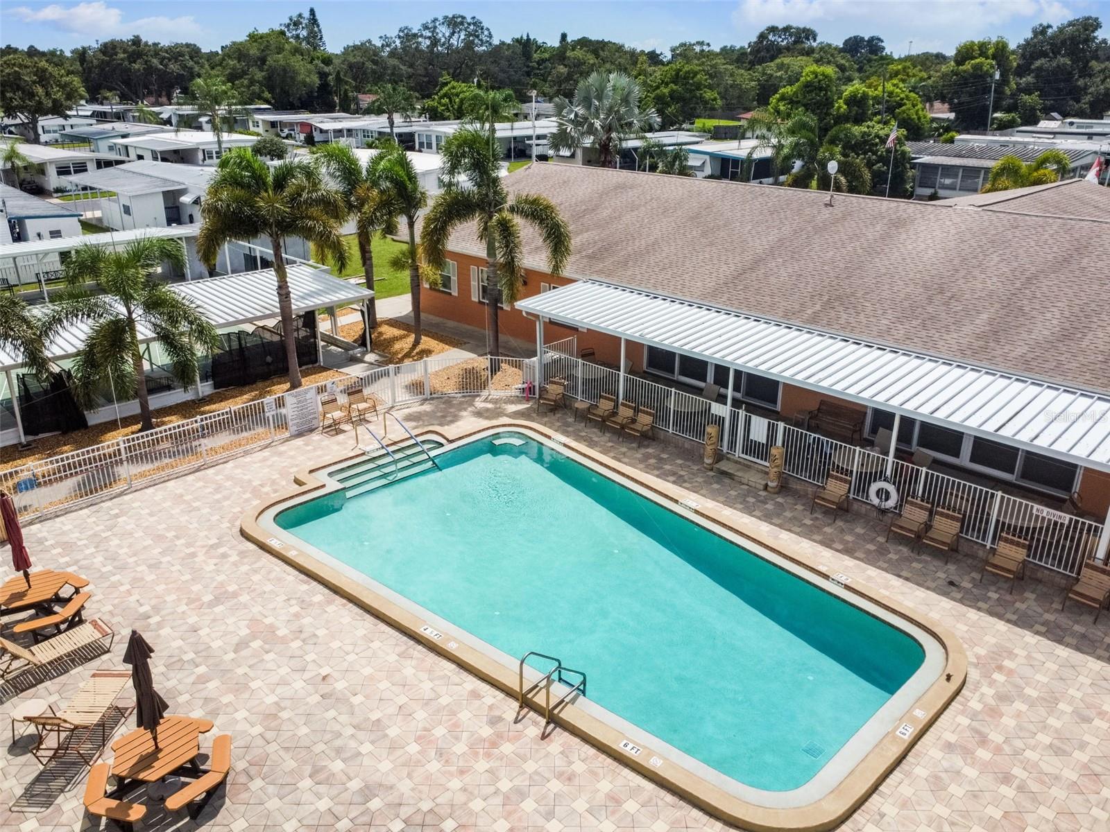 Clubhouse and Pool area